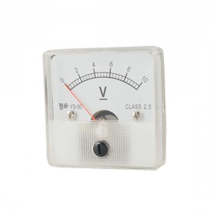 DC 10V Voltmeter Voltage Panel Meter w Installing Parts