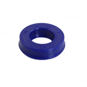 Blue PU 25mm x 45mm x 12mm Double Lip Sealing Cushion Dust Seal Ring