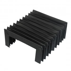 340mm x 160mm x75mm Flexible Accordion Dust Cover for Milling Machine