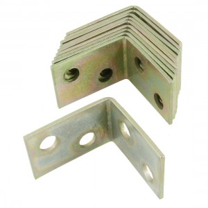 10 Pcs 25x25x16mm 90 Degree Metal Right Angle Bracket Shelf Support
