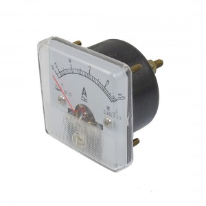 Class 2.5 Accuracy AC DC 0-10A Square Analog Panel Meter Ammeter