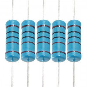 100 x 3 Watt 1% 1K Ohm Through Hole Metal Film Resistors