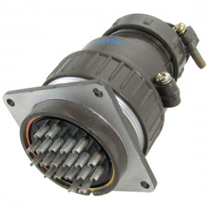 P48K5Q 2.5mm Dia 20 Pins Aviation Circular Connector Adapter