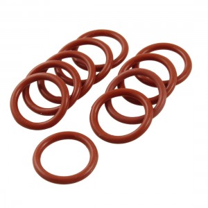 10 Pcs Silicone 25mm Outside Diameter 3mm Thickness O Ring Seal