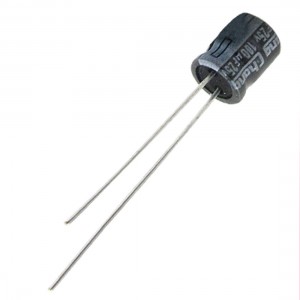 25V 100uF 105C Radial Electrolytic Capacitors 6x7mm (Bag of 100)