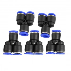 Push to Connect 6mm Pneumatic Tubing Quick Fitting 5pcs