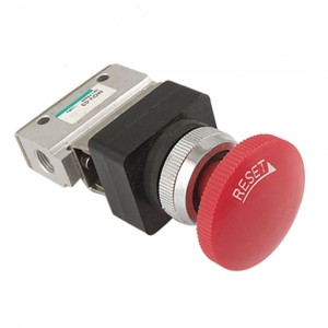 MOV-03 2 Position 3 Way Push Button Mechanical Valve