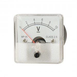 DC 0-10V Voltmeter Class 2.5 Analog Voltage Panel Meter