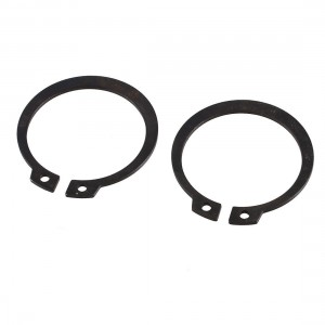 2 Pcs Black Metal External Circlip Snap Ring for 34mm Axle Shaft