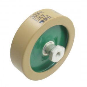 300uF 12KV 8K Watt Ceramic Door Knob HV High Voltage Capacitor