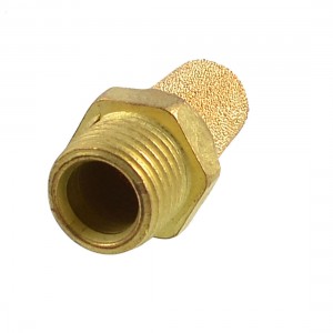 1/4" PT Thread Sintered Bronze Pneumatic Exhaust Silencer Muffler Gmkgu