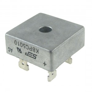 1000V 50A KBPC5010 Diode Single Phrase Bridge Rectifier AC to DC