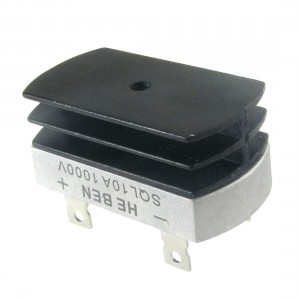 10A 1000V Metal Case Bridge Rectifier with Heatsink SQL10A