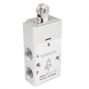 Pneumatic S3V-08 Roller 2 Position Mechanical Valve