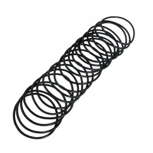 20 Pcs 70mm Outside Dia 3.1mm Thick Filter Rubber O Ring Seal Black
