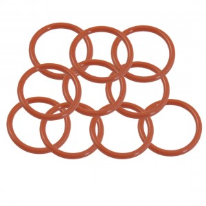10 Pcs Red Mechanical Nitrile Rubber O Ring Oil Seal Gaskets 34mm x 28mm x 4mm