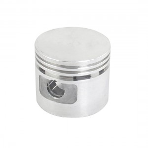 Silver Tone Aluminum Alloy 47mm Dia Engine Air Compressor Piston