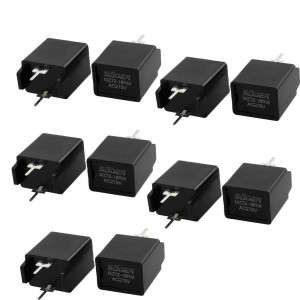 MZ72-18RM 18 Ohm AC 270V 2 Pin Black Degaussing Resistor CRT 10 Pcs