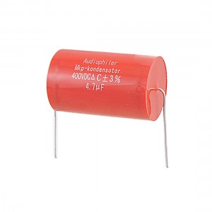 DC 400V 4.7uF 3% Aluminum Electrolytic Tubular Audio Capacitor