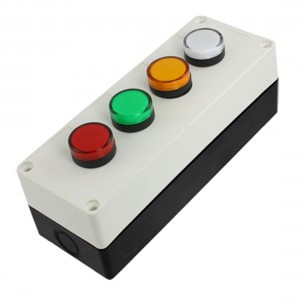 110V LED Red Green Yellow White Signal Indicator Light Station Tjvha