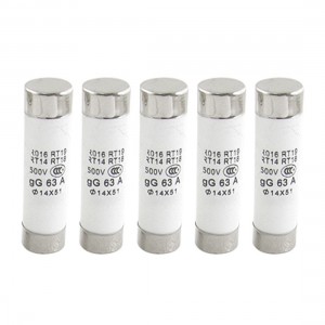 500V 63A Ceramic Tube Cylindrical Fuse Links 14 x 51mm (Bag of 5)
