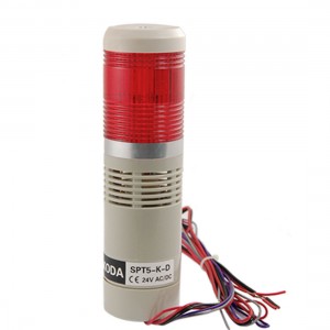Red LED Flashing Buzzer Alarm Industry Tower Signal Stack Light Bulb 90dB