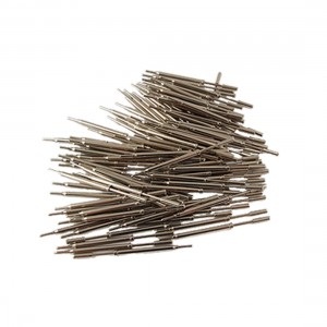 100 Pcs 1 9mm Serrated Tip Knurled Spring Test Probe