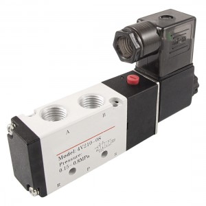 5 Way 2 Position DC 12V 3W 120mA Solenoid Valve 4V210 08 Cpsue