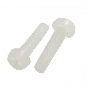 50 Pcs 3/25" Dia Thread Round Cross Head Bolt Screws Fasteners