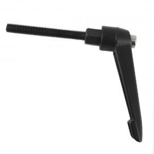 Built in Spring 40 x 5mm Threaded Adjustable Handle Blk