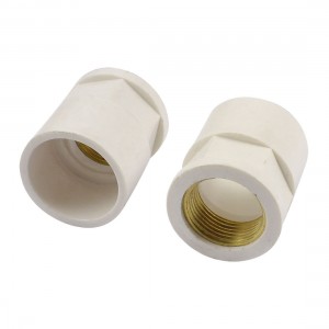 3/4" PT Brass Thread Pipe Tube Adapter Connector Fitting 2 Pieces