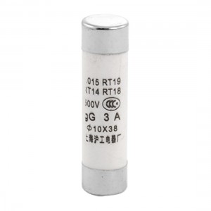 500V 3A Ceramic Tube Cylindrical Fuse Links 10 x 38mm (Bag of 20)