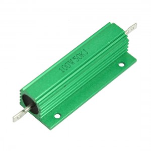 Green Aluminium Housed Wirewound Resistor 100W 50K Ohm