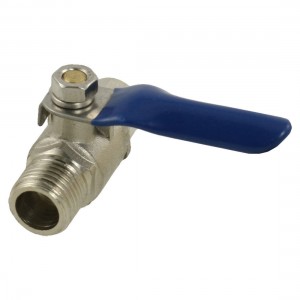 1/4" BSP Female Thread Dia Full Port Blue Lever Handle Ball Valve