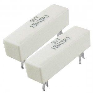 2x DIP Mount Wire Wound Cement Resistor 15W 15R 15 ohm 5%