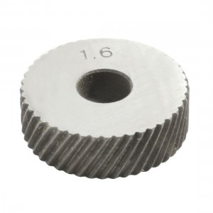 Diagonal Coarse 1.6mm Pitch Linear Knurl Wheel Knurling Tool