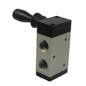 1/2"PT Air Inlet Three Way Two Position Manual Hand Pull Valve 3H410-15
