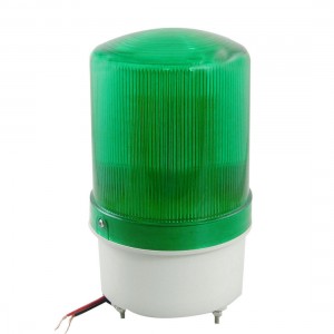 Buzzer Design DC 24V Industrial Green LED Signal Warning Rotating Light