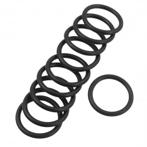 10 Pcs 22mm x 2.4mm Industrial Flexible Rubber O Ring Seal Washer