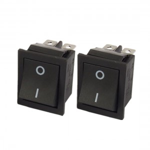 2pcs 16A/20A 250V/125V AC 6 Pin DPDT ON/ON I/O Snap In Boat Rocker Switch