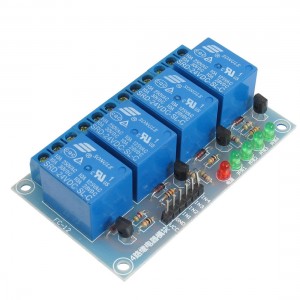 DC 24V 4-CH Low Level PLC PCB Circuit Relay Module for Arduino ARM DSP AVR
