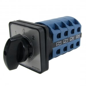 AC 380V 220V ON/OFF/ON 3 Position Rotary Cam Changeover Switch New