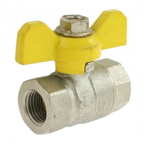 1/4" NPT Female to Female Full Port Tee Handle Ball Valve
