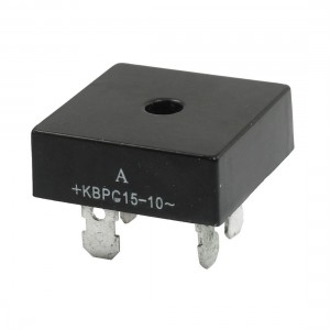1000V 15A Half Wave Metal Case Single Phase Bridge Rectifier