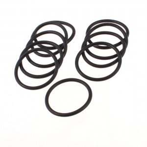 10PCS Black Rubber Oil Seal O Shaped Rings Sealing Gasket Washers 25mm x 2mm