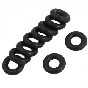 10 Pieces 9mm x 2.5mm Rubber O-ring Oil Seal Sealing Ring Gaskets Black