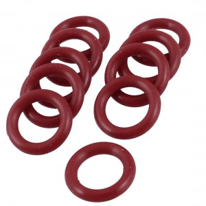 10 Pcs 14mm x 2.5mm Rubber O-ring Oil Seal Sealing Ring Gaskets Red