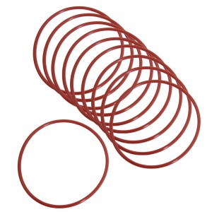 10 Pieces 58mm x 2mm Rubber O-ring Oil Seal Sealing Ring Gaskets Red