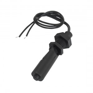 Aquarium Tank Horizontal Liquid Water Level Sensor Float Switch Black