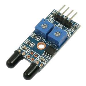 Fire Fighting Light Detection 2 Channels Flame Sensor Module